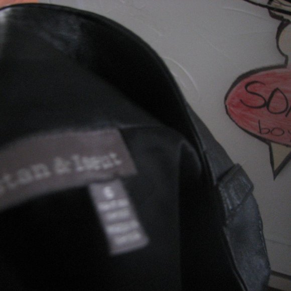 tristan & Iseut black leather lined skirt - Picture 3 of 4